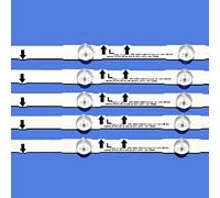 BAVALU 10 pièces Nouveau D4GE-400DCB-R2 9LED Bande Circuits D4GE-400DCA-R2 D4GE-400DCB-R1 D4GE-400DCA-R1 for UE40H5500AY UE40J5120