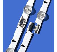 BAVALU Bande de rétroéclairage LED 12 Lampes for téléviseur Samsung 55quot; 2014SVS55 CY-GH055CSLVGH CY-GH550BGLV1H GH055BGA-B2 CY-GH055BGLV2H CY-GH055BGLV3H