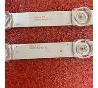 BAVALU Kit 4 pièces Bande de rétroéclairage for Thomson 55UD6406 55UD6406X1 55UD6306 TCL 55S423 55S421 GIC55LB112 3030F2.1D GIC55LB111 L55P65US LVU550NDEL