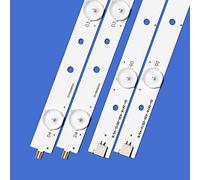 BAVALU Nouveau 5 pièces/Ensemble 10LED (3V) 842.5mm Bande de rétroéclairage LED for 43PUK4900 43OUH6101 43PFT4131 43PUT4900 GJ-2K15-430-D510-17.8MM-V4