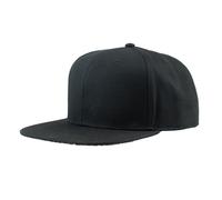 Bavarian Caps " BC Basic : Plat " Casquette Snapback de Baseball Label Coton