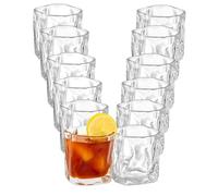 BAVARY Wave Lot Verre A Eau Original 12x150ml, Idéal Comme Verre Cocktail | Vaisselle Et Arts De La Table - Verre À Eau - Verre A Eau Design - Verres À Cocktail - Lot De Verre A Eau - Verre Transparent