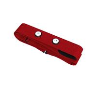 Sangle de poitrine de rechange pour Polar H10 Polar H9 Polar H7, réglable HRM, souple, compatible avec capteur de fréquence cardiaque Polar (rouge)