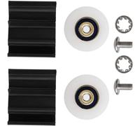 Baverta Roue de Porte de Serre,22 mm Kits de Remplacement de Roue de Porte de Serre Halls pour Serres, Quincaillerie de Porte Coulissante