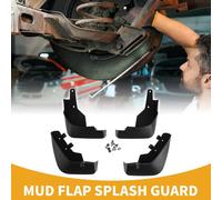 Bavette De Boue - Garde-Boue Avant Et Arrière Pour Voiture - Pour Nissan X-Trail T33 2021-2023 En Plastique Noir Avec Accessoires De Montage - 1 Jeu.