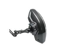 Bavette Moto pour Moto Universelle Garde-Boue Arrière PièceDe Vélo Électrique Roue Protection Contre Les Éclaboussures Pneus(Black)