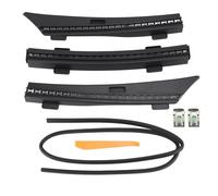 Bavette Pare - Feu Avant, Bande Étanche pour Capot, Noire Compatible 2017-2023 - Protection Contre Eau et Poussière, Matériau ABS Durable, Installation Facile (Type sectionnel)