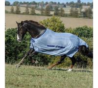 Bavette ventrale pour couverture pour cheval Bucas Buzz-Off Classic Bleu 155 cm