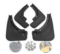 Bavette Voiture Garde Boue Protection Compatible pour Peugeot 3008 2013-2016 Avant Arrière Pare-éclaboussures Caoutchouc Garde-Boue Décorative Accessoire avec Vis, 4 Pièces