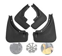 Bavette Voiture Garde Boue Protection Compatible pour Peugeot 3008 2017-2021 Avant Arrière Pare-éclaboussures Caoutchouc Garde-Boue Décorative Accessoire avec Vis, 4 Pièces