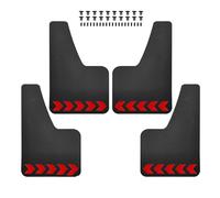 Bavettes Anti-Projection Pour Mitsubishi Lancer 7 8 9 10 Evolution EVO X Ix WRC 2012 2013 2014 2015 2016 Garde-boue Sport Anti-Rayures(4pcs Stickers)