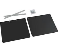 Bavettes anti-projections Lampa Paire pour camion en PVC noir - 45x35 cm
