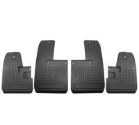 Bavettes Avant Et Arrière Universelles pour Voitur pour Ford Bronco 2 4 Portes 2021 2023 Garde Boue Avant Arrière en Fibre De Carbone ABS sans Perçage Pièces