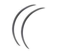 Bavettes de Voiture 73cm 29" Fibre Carbone Roue Sourcil Passage Fender Couverture Garniture Garde Boue Bandes Protection Lèvres Bavettes Autocollants(2PCS Carbon Fiber)