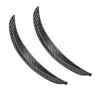 Bavettes Garde-Boue Bandes Lèvres Sourcil Roue Voiture Protection Contre Les Éclaboussures en Caoutchouc Fiber Carbone Autocollant Anti-Rayures Évasé Garde-Boue