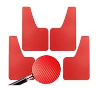 Bavettes garde-boue compatibles for Suzuki Swift 1 2 GTI GLX Sport Alto Vitara Ignis SX4 Aerio Kei Daewoo Magnus(4Pcs - Red)