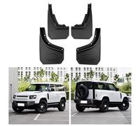 Bavettes Garde-Boue de Voiture Remplacement pour Defender 90/110 2020-2025 Bavettes Garde-Boue Anti-éclaboussures Bavettes Garde-Boue Avant et Arrière 4 Pièces