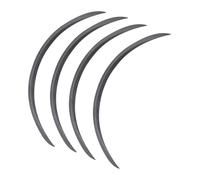 Bavettes Garde-Boue Garde-Boue 73 Cm 29 "Roue Sourcil Arc Fusées Couverture Garniture Lèvre Universel Voiture(4PCS Carbon Fiber)