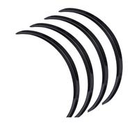 Bavettes Garde-Boue pour Suzuki pour Swift pour SX-4 Universel 73 Cm/29 '' Voiture Roue Sourcil Élargisseurs D'aile Autocollants Sourcils(Glossy Black)