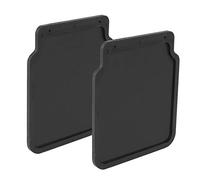 Bavettes garde-boue universelles en caoutchouc - 23 x 20 cm - Noir - Pour remorque, caravane, voiture (2)