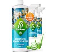 Baviette Concentré 1L - Neutralisateur d’odeurs pour la maison et les espaces pour animaux, avec micro-organismes probiotiques, formule biodégradable sans chlore ni ammoniaque