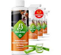 Baviette Concentré 500ml - Neutralisateur d’odeurs pour foyers avec Chiens, avec Micro-organismes probiotiques naturels, sans Chlore et Doux pour Les Surfaces, pour Textiles, Meubles, Tapis et Voiture