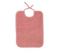 Bavoir à lacets rose TU