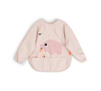 Bavoir à manches avec poche bébé Done by Deer Tiny farm Rose TU