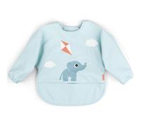 Bavoir à manches avec poche Playground bleu