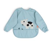 Bavoir À Manches Avec Poche Tiny Farm Bleu Bleu TU