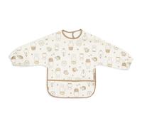 Jollein Bavoir bébé à manches - Miffy Family Farm - bavoir imperméable - avec fermeture velcro - bavoir bébé - bavoir anti-bavouille - facile à nettoyer et lavable en machine