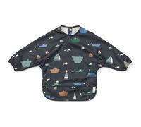 Liewood Bavoir à manches Merle Sailing-classic navy