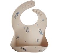 Bavoir à poche en silicone Lilac flowers