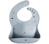 Bavoir à poche en silicone Retro cars