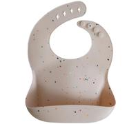 Bavoir à poche en silicone Vanilla confetti