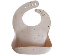 Bavoir à poche en silicone Vanilla confetti