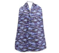 Bavoir Adulte Élégante Bleu Lavable en Polyester Écharpe de Table | Confort à Porter, Protège les Vêtements des Éclaboussures et Taches, Usage Restaurant et Maison