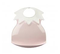 Bavoir avec récupérateur arlequin choisissez le coloris de votre choix ci-dessous : - fleur bleue rose poudré TU