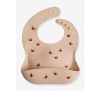 Bavoir avec récupérateur en silicone rouge TU