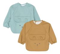 Bavoir bÃ©bÃ© Fabelab Bear Solid (x2) Marron TU