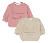 Bavoir bÃ©bÃ© Fabelab Bunny Solid (x2) Rose TU
