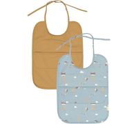 Bavoir bÃ©bÃ© Fabelab (x2) Marron TU