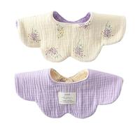 Bavoir Bandana absorbant pour bébé, écharpe respirante, doux et confortable, bavoir de dentition pour nouveau-nés et tout-petits de 0 à 24 mois