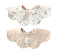 Bavoir Bandana absorbant pour bébé, écharpe respirante, doux et confortable, bavoir de dentition pour nouveau-nés et tout-petits de 0 à 24 mois