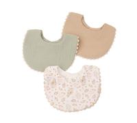 Bavoir Bandana Absorbant Pour Bébé Ensemble De 3 Pièces Serviette Bave Bavoir Dentition Réglable Les Nouveau-nés 0 À 24 Mois Serviette Absorbante La Salive