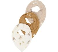 Bavoir bandana bÃ©bÃ© Fabelab Elephant On The Air (x3) Marron TU