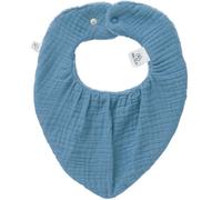 Bavoir bandana bambou et gaze de coton Pierre Bleue