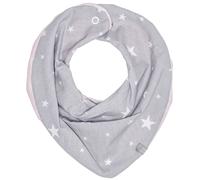 Bavoir bandana cache-cou réversible stella gris/rose TU