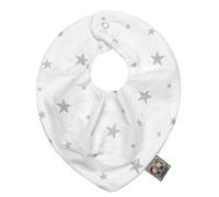 Bavoir bandana cache-cou réversible stella blanc / ecru TU