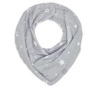 Bavoir bandana cache-cou réversible stella gris TU